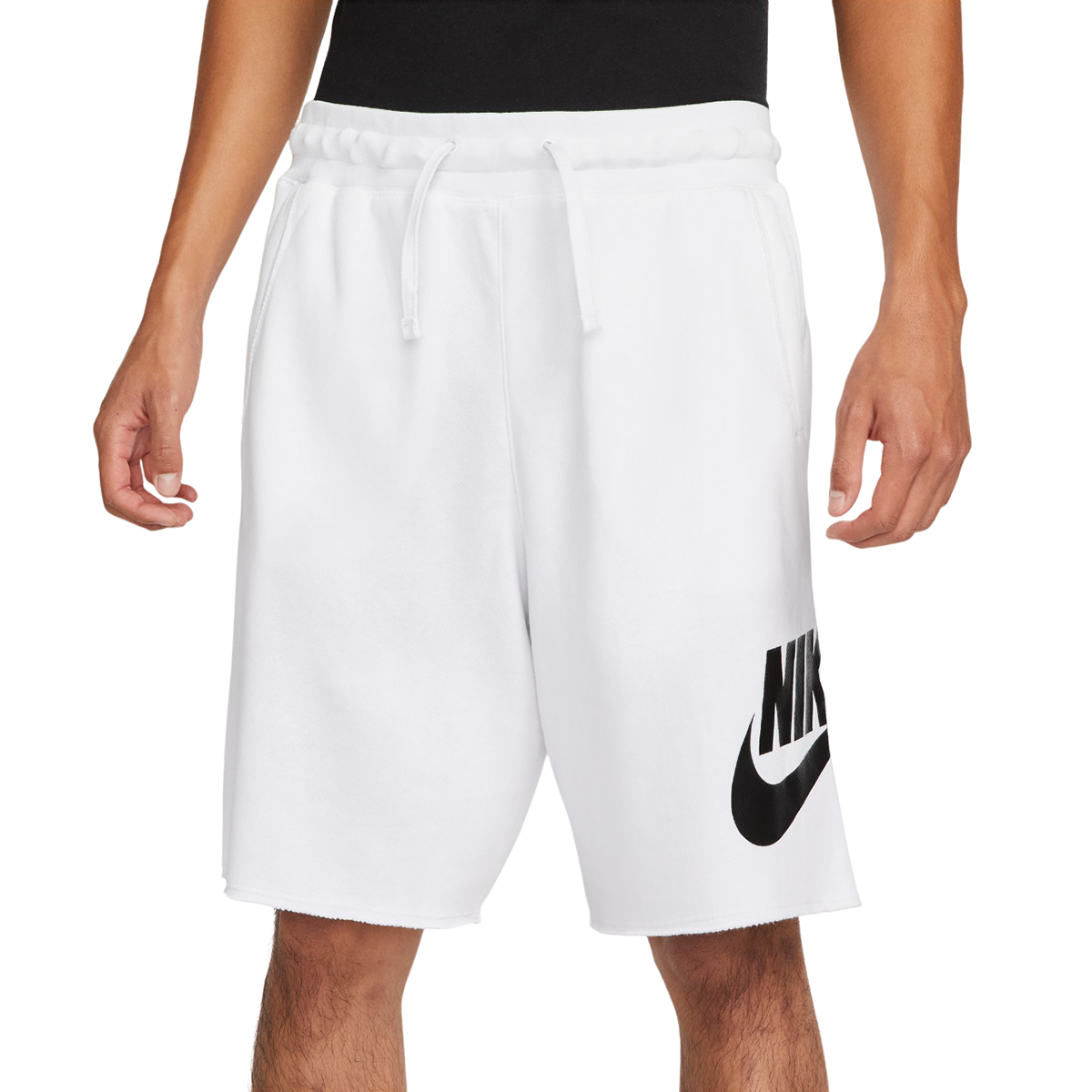 NIKE M NK CLUB ALUMNI HBR FT SHORT DX0502-100 Λευκό