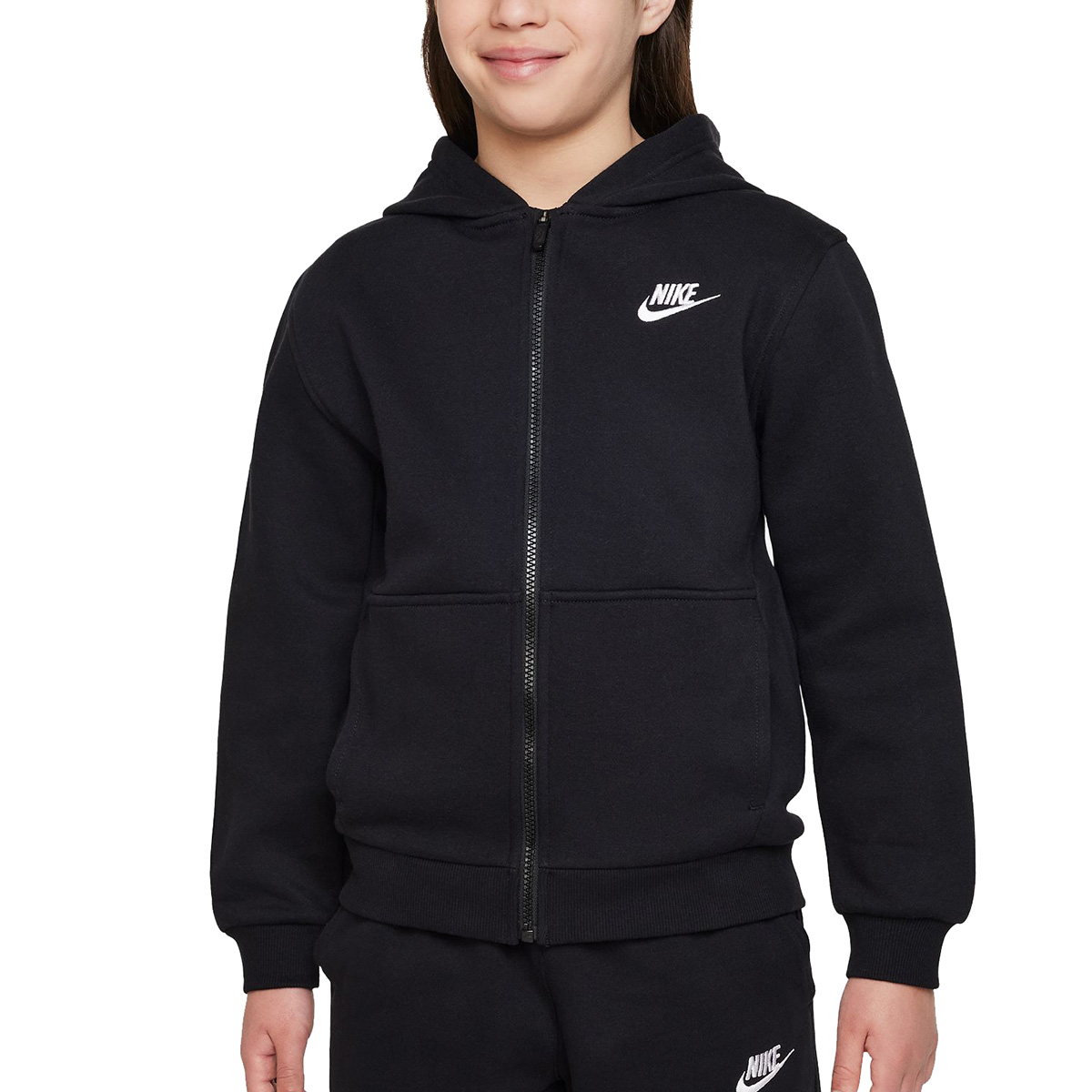 Nike Sportswear Club Fleece Big Kids’ Full-Zip Hoodie