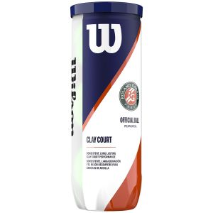 Μπαλάκια Τένις Wilson Roland Garros Clay Court x 3 WRT125000