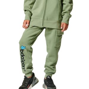 Body Action Boy's Jogging Pants 024405-01-SprayGreen