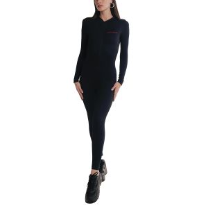 Altra-Volta Women's Jumpsuit With Zipper B306B-BLACK