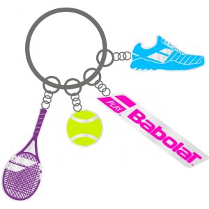 Μπρελόκ Babolat Charms Key Ring