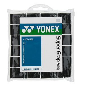 Yonex Super Grap Overgrip x 12 AC102-12-Black