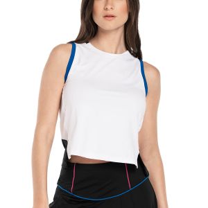 Lucky In Love Duel Crop Women's Tennis Tank CT890-121