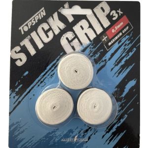 Topspin Sticky Tennis Overgrips white