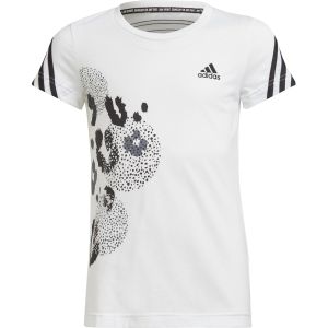 adidas 3-Stripes Graphic Girls' Tennis T-Shirt