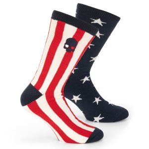 Hydrogen USA Sports Socks x 2 T03026-A31