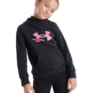 Under Armour Girl's Rival Fleece Logo Hoodie