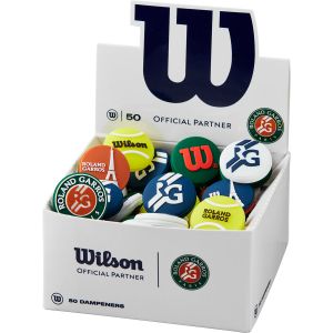 Αντικραδασμικά Wilson Roland Garros Collection Dampeners x 50 WR8411701