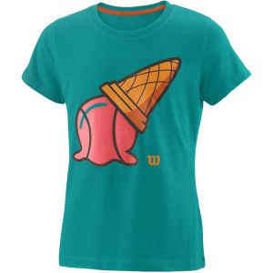 Wilson Inverted Cone Tech Girls' Tennis T-Shirt 