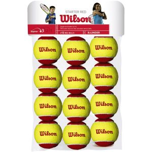 Παιδικά Μπαλάκια Τένις Wilson Starter Red x 12 WRT137100