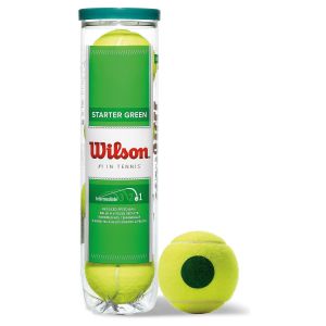 Παιδικά Μπαλάκια Τένις Wilson Starter Play Green x 4 WRT137400