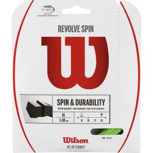 Wilson Revolve Spin Tennis String 16 (1.30mm, 12.2 m) WRZ956800