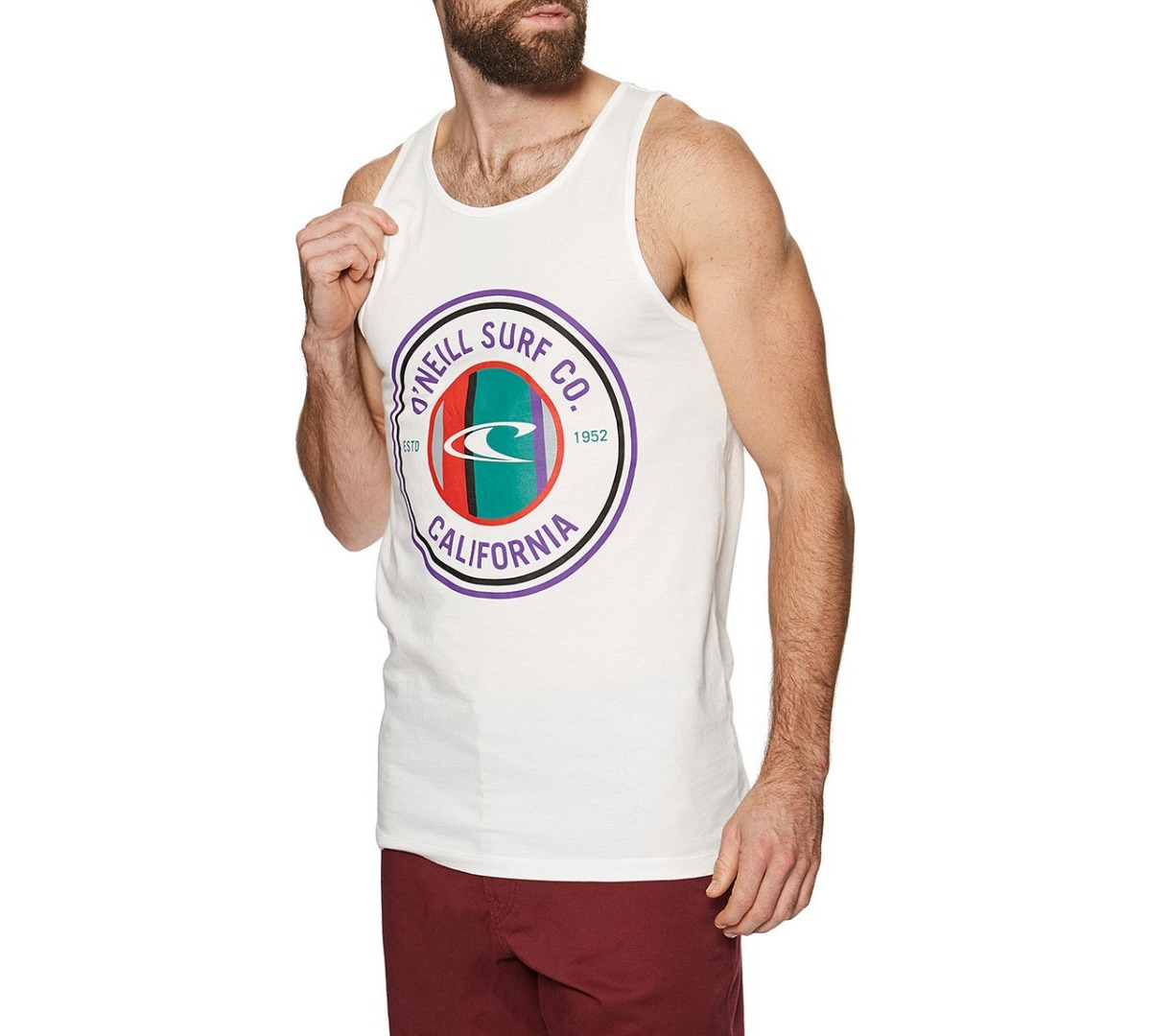 CLUB CIRCLE TANKTOP ΑΣΠΡΟ