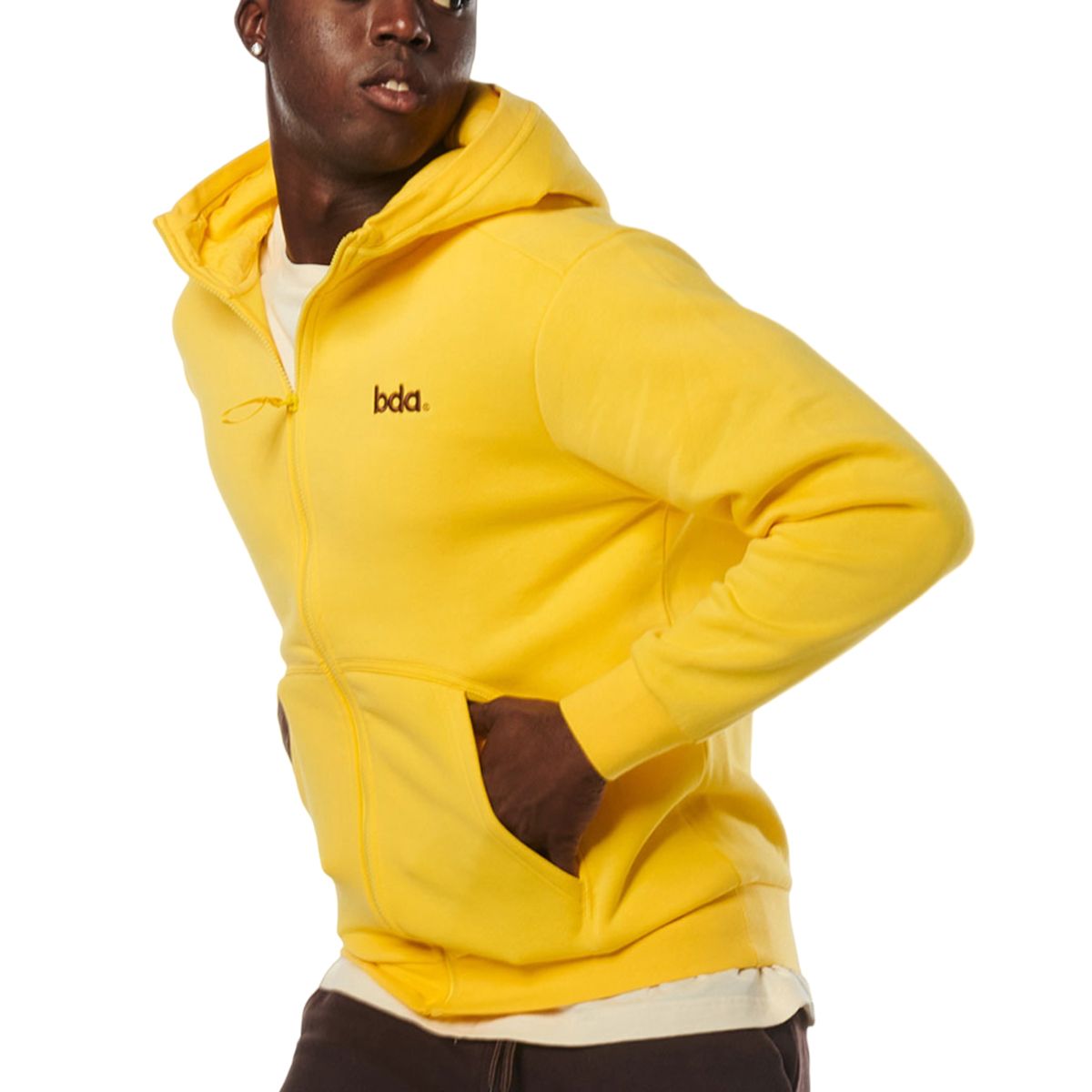 Body Action Fleece Full-Zip Men’s Hoodie